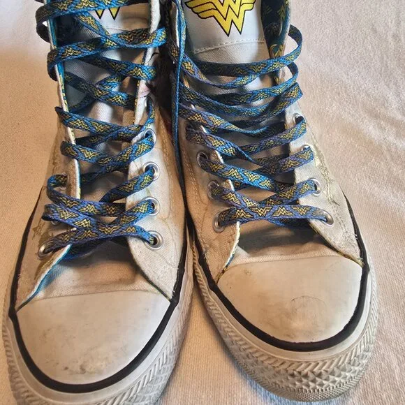 Converse Chuck Taylor All Star DC Comics Wonder Women Mens 8 Women 10 FUN! - Picture 3 of 15